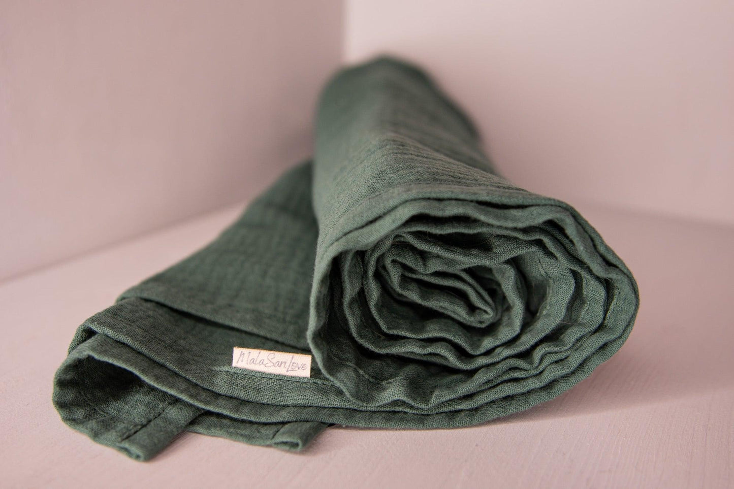 Musselin Schal *Atlantic Green* - MalaSariLove