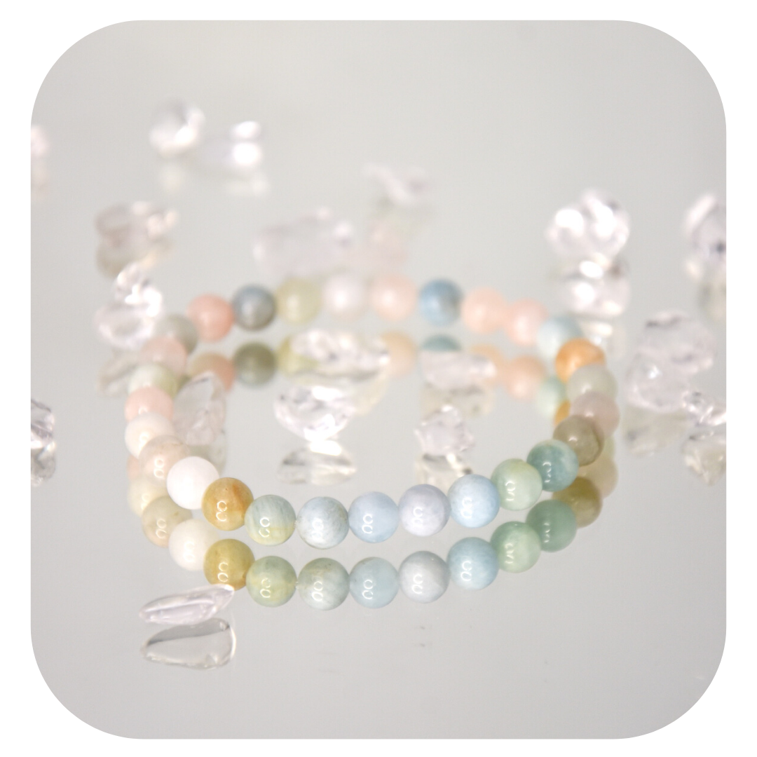 Morganit Mala Armband | Stein der Liebe & Beziehungen | Handgefertigt in Österreich