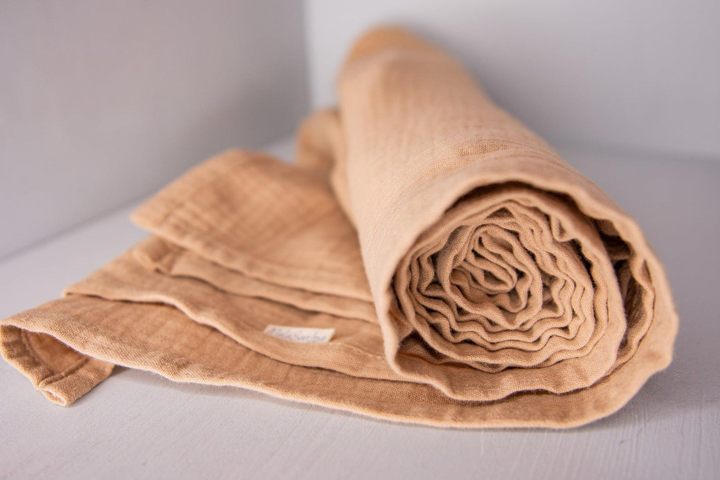 Musselin Schal *Warm Sand* - MalaSariLove 