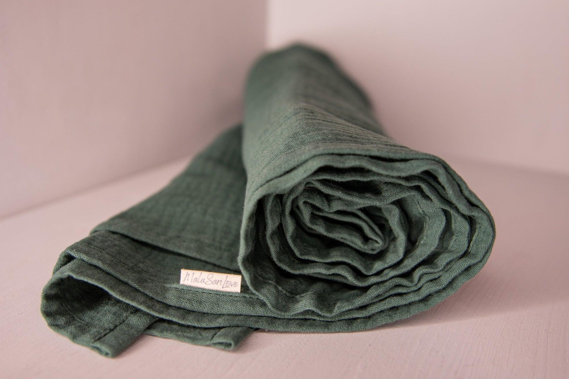 Musselin Schal *Atlantic Green* - MalaSariLove 