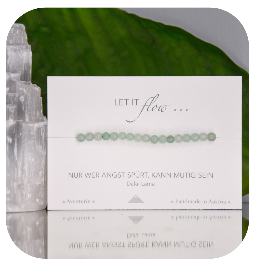 Aventurin Mala Armband | Stein der Chancen & des Optimismus | Handgefertigt in Österreich