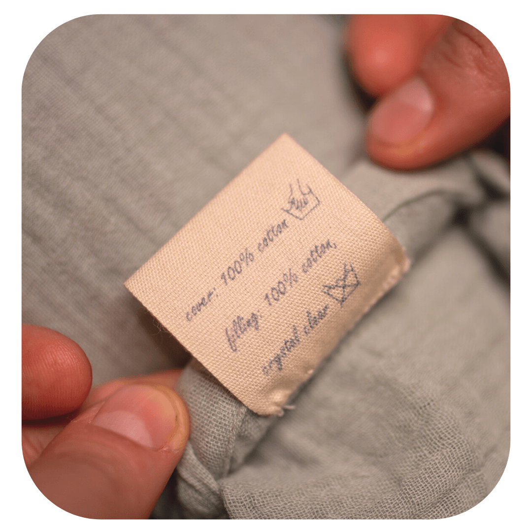 Augenkissen gefüllt mit Bergkristallen I Pale Aqua - MalaSariLove 