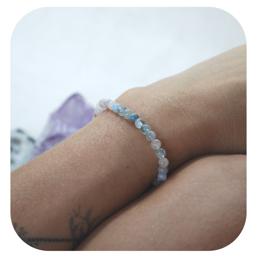 Morganit Mala Armband | Stein der Liebe & Beziehungen | Handgefertigt in Österreich