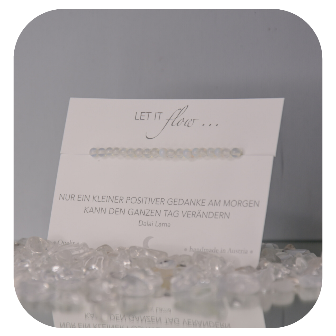 Opalit Mala Armband | Stein des emotionalen Gleichgewichts | Handgefertigt in Österreich
